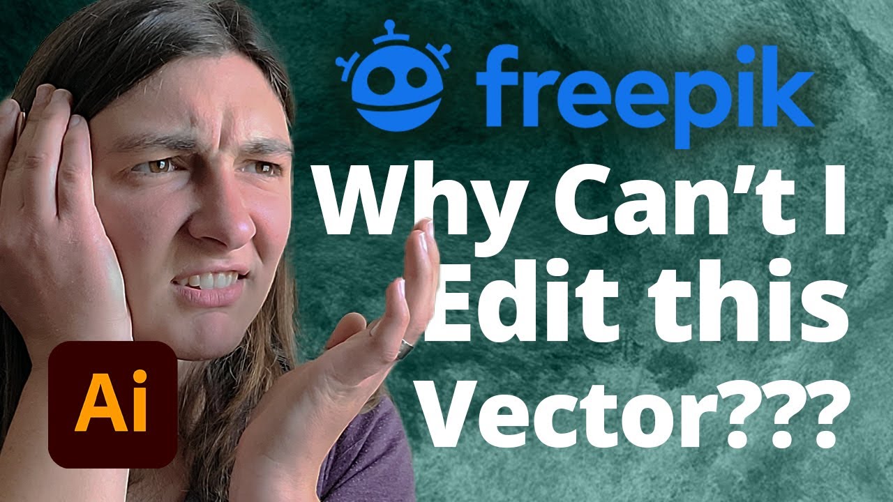 How to Edit a Vector from Freepik.com (or Other Site) • Adobe Illustrator - YouTube