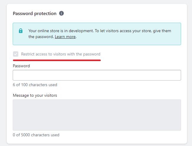 How To Password Protect Your Shopify Store