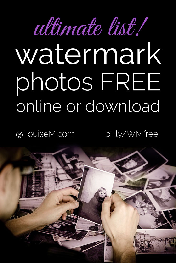 Free Watermark Software Sites to Watermark Online
