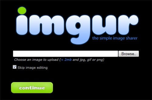 Simplest Image sharing tool ever imgur