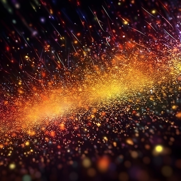 Premium AI Image Unleash your creativity with abstract particle