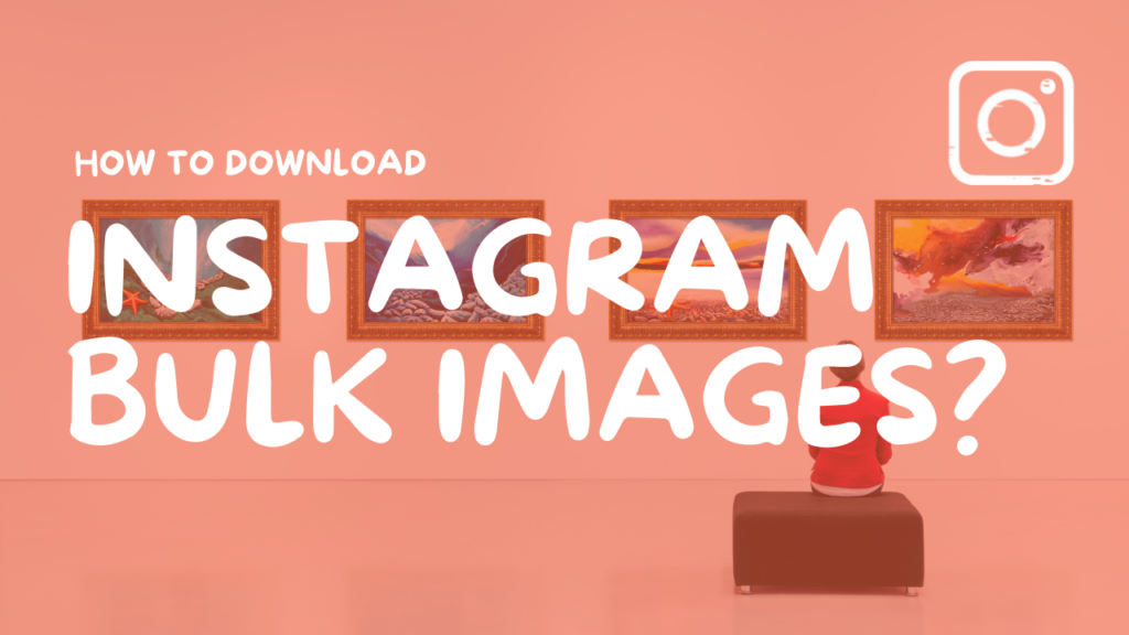 How to Download Bulk Instagram Images?
