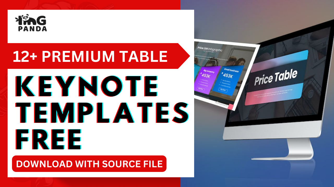 12+ Premium Table Keynote Templates Free Download