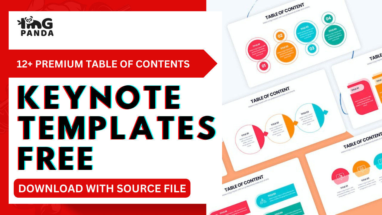 12+ Premium Table of Contents Keynote Templates Free Download