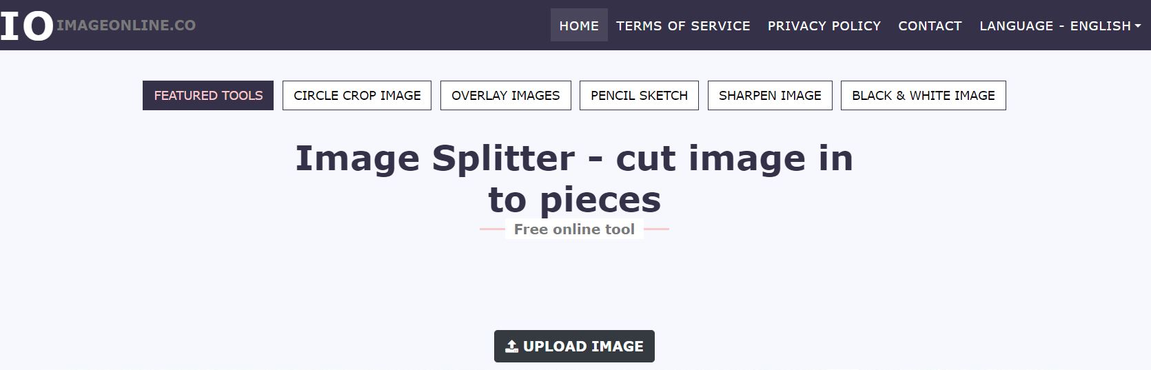 ImageOnline’s Image Splitter