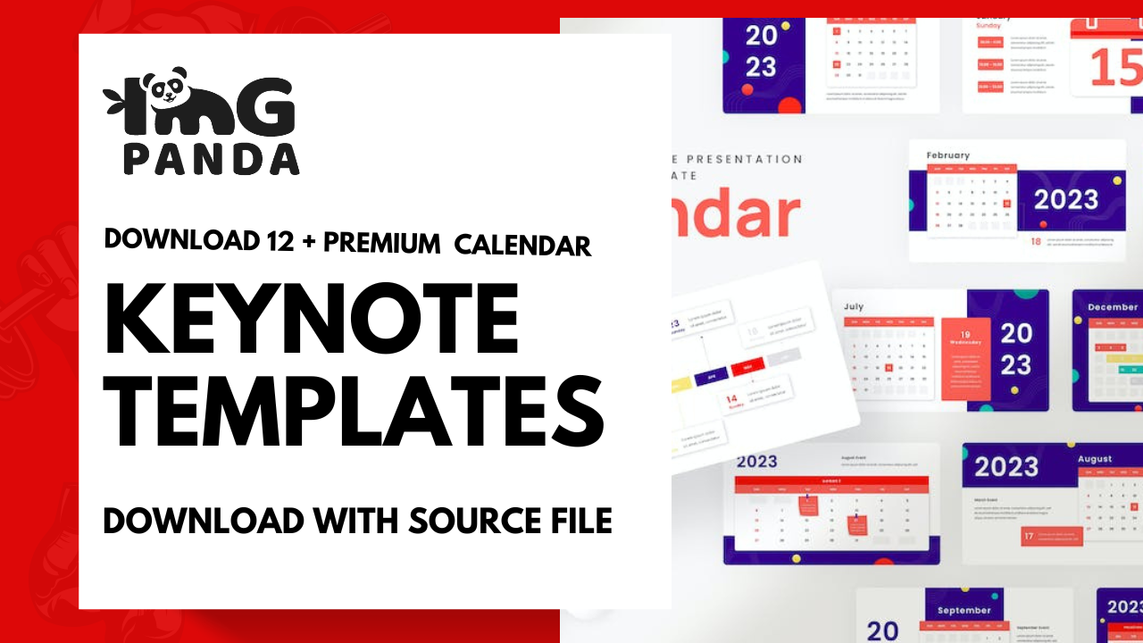 12+ Premium Calendar Keynote Templates Free Download