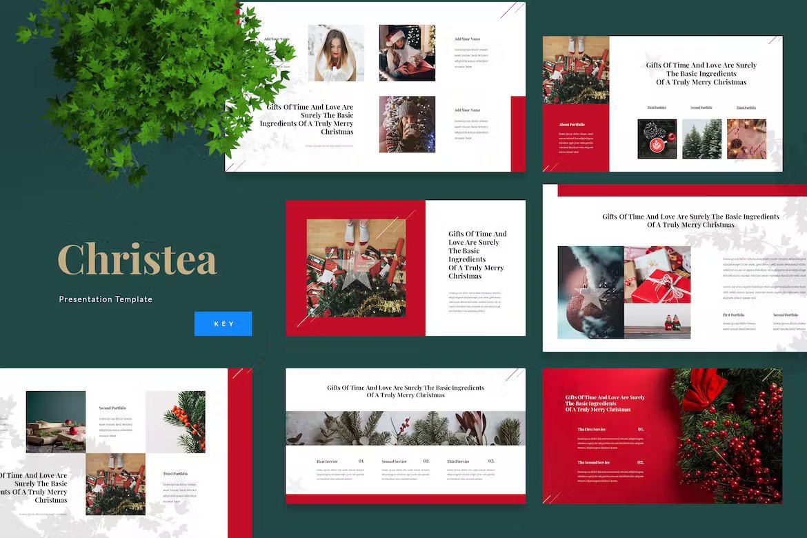 Christea Christmas Keynote Template - RNAA7K2