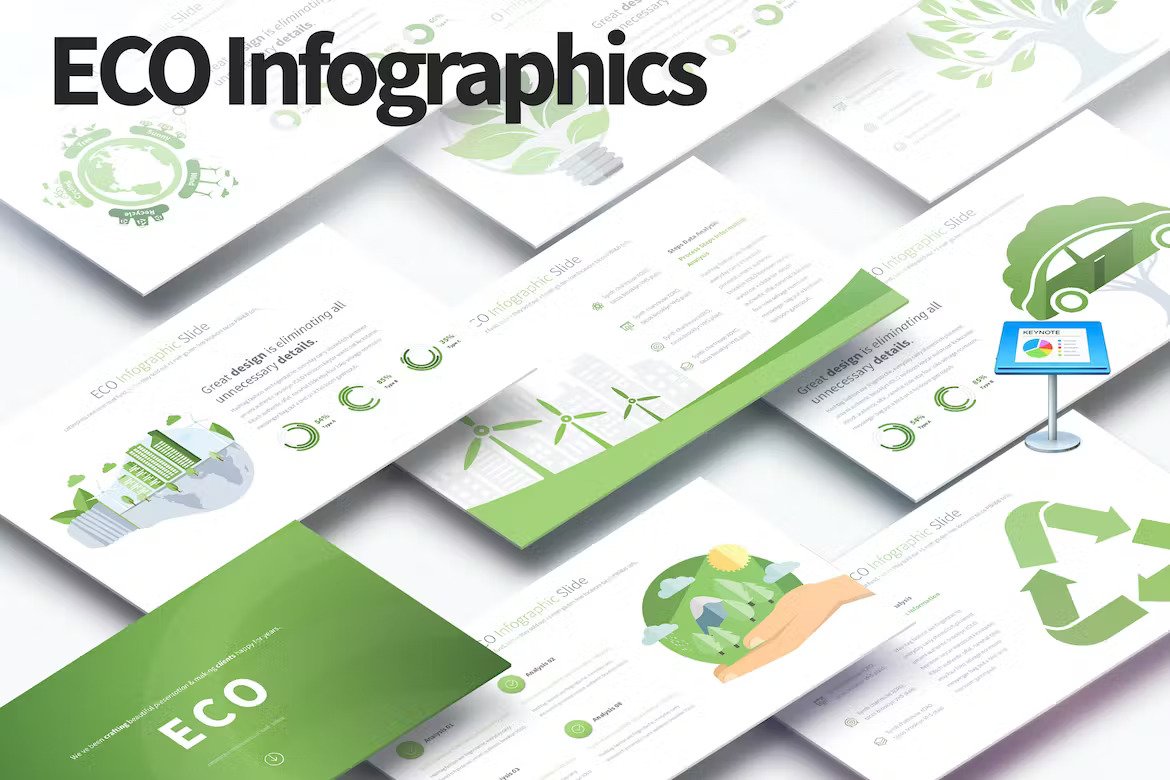 Eco Keynote Infographics Slides