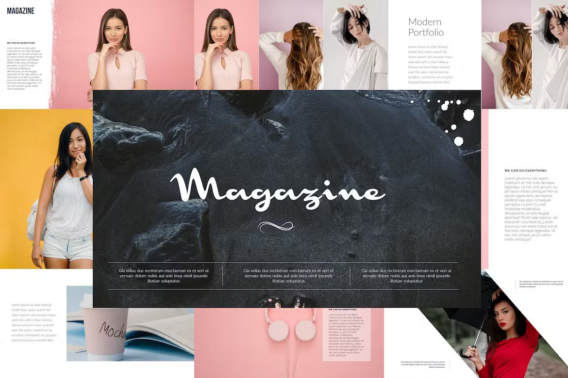 Magazine Keynote Template