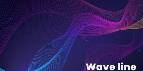 Banner image of Premium Wave Line Abstract Background  Free Download