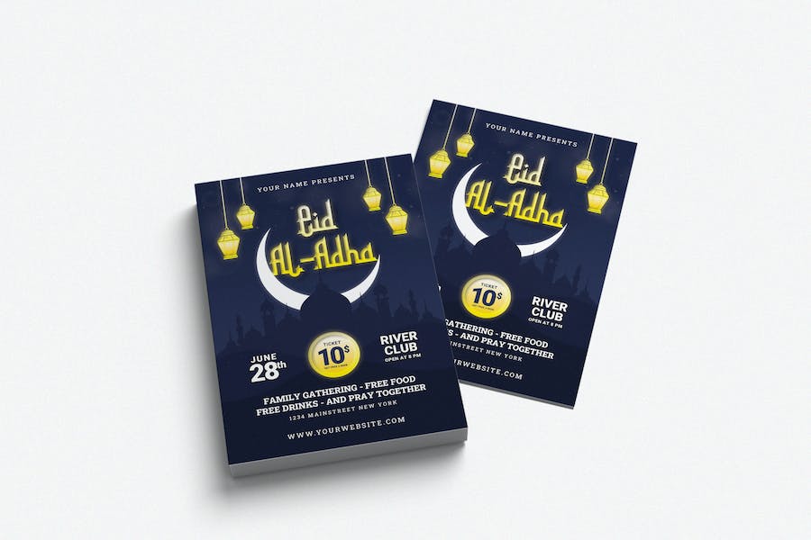 Banner image of Premium Eid Mubarak Flyer  Free Download