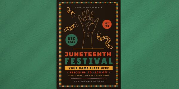 Banner image of Premium Juneteenth Day  Free Download