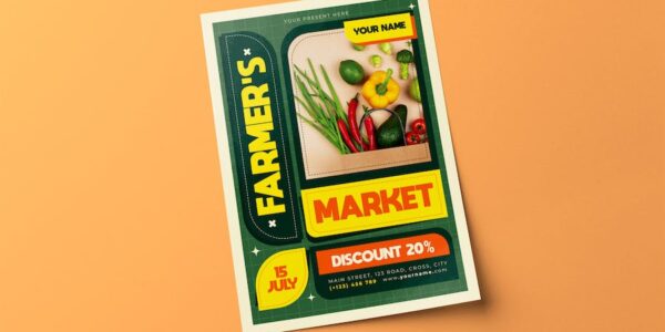 Banner image of Premium Farmers Market Flyer  Free Download