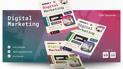 Banner image of Premium Modern Digital Marketing Flyer Template  Free Download