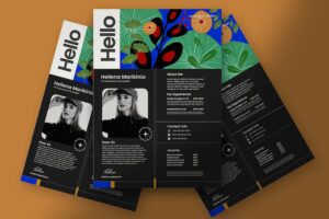 Banner image of Premium Resume CV Elegant Design Template  Free Download