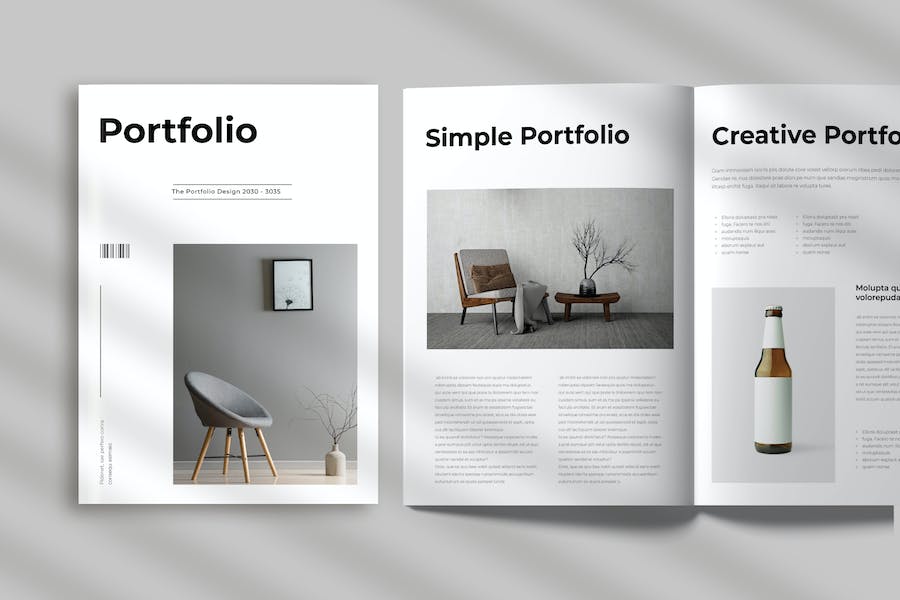 Banner image of Premium Minimal Portfolio Template  Free Download