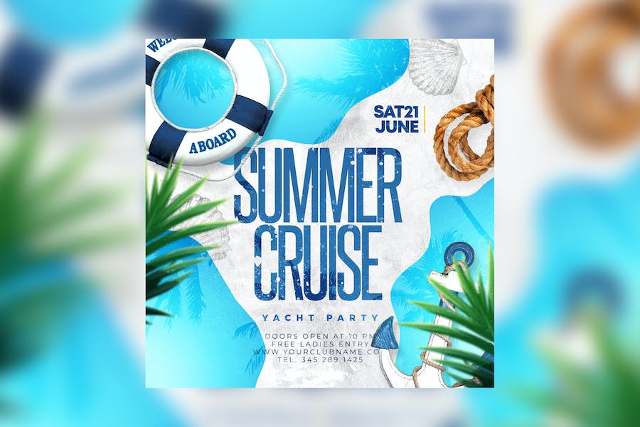 Banner image of Premium Summer Flyer  Free Download