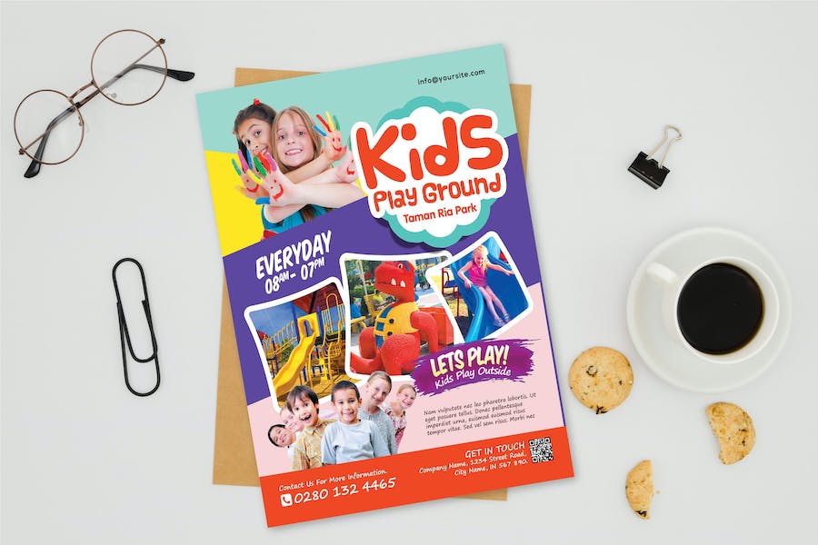 Banner image of Premium Kids Playground Flyer  Free Download