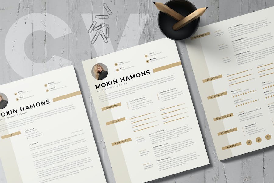 Banner image of Premium Resume Word Template  Free Download
