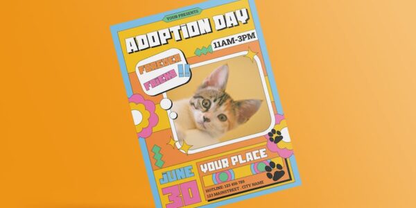 Banner image of Premium Pet Adoption Day Flyer  Free Download