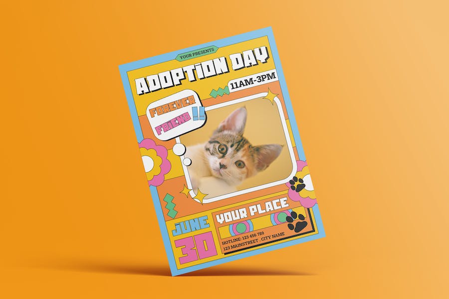 Banner image of Premium Pet Adoption Day Flyer  Free Download