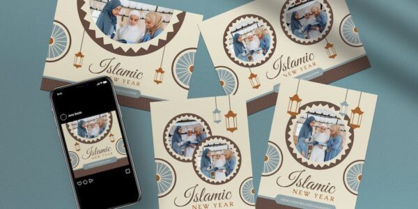 Banner image of Premium Islamic New Year Greetingcard Photobooth  Free Download