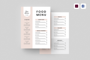 Banner image of Premium Minimal Food Menu  Free Download