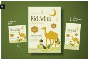 Banner image of Premium Creative Eid Al Adha Flyer  Free Download