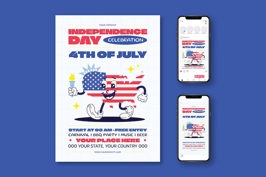 Banner image of Premium Independence Day Flyer  Free Download