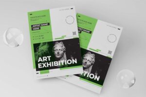 Banner image of Premium Art Exhibition Flyer  Free Download