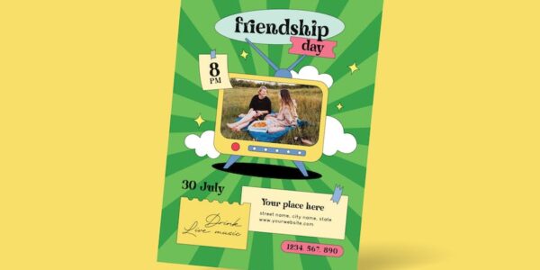 Banner image of Premium Friendship Day Flyer  Free Download