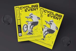 Banner image of Premium Cycling Event Flyer  Free Download