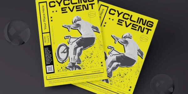 Banner image of Premium Cycling Event Flyer  Free Download