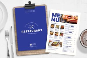 Banner image of Premium  Bold Menu Template   Free Download