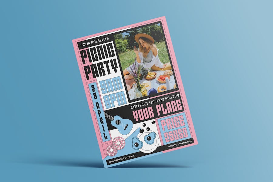 Banner image of Premium Picnic Party Flyer  Free Download