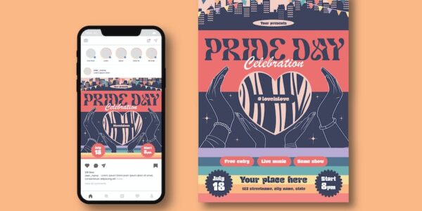Banner image of Premium Pride Day Flyer  Free Download