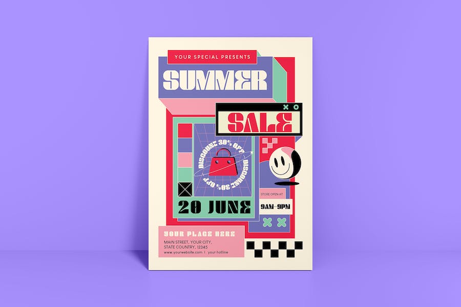 Banner image of Premium Summer Sale Flyer  Free Download