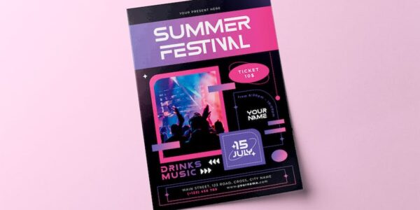 Banner image of Premium Summer Festival Flyer  Free Download