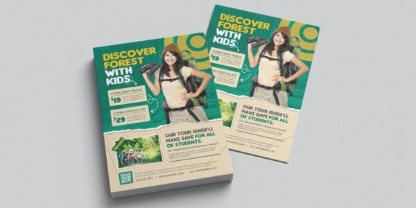 Banner image of Premium Forest Discovery Tourism Flyer  Free Download