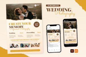 Banner image of Premium Wedding Photography Flyer Template  Free Download