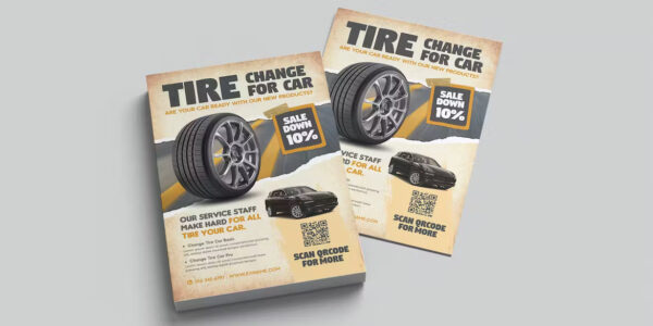 Template image of Premium Change Tire Car Flyer Free Download