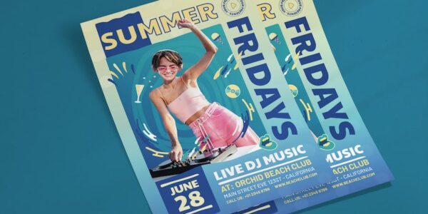 Banner image of Premium Summer Party Flyer  Free Download