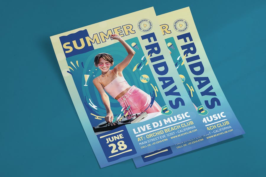 Banner image of Premium Summer Party Flyer  Free Download