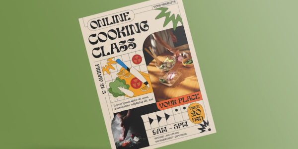 Banner image of Premium Cooking Class Flyer  Free Download