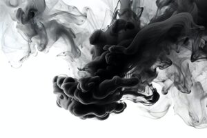 Banner image of Premium Black Smoke on White Background  Free Download