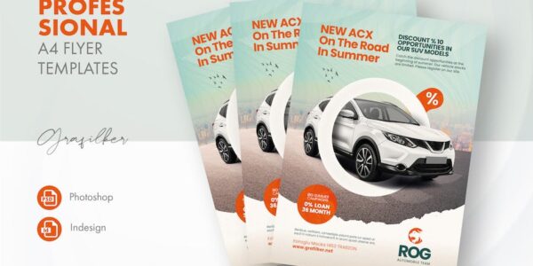 Banner image of Premium Car Sales Flyer Templates  Free Download