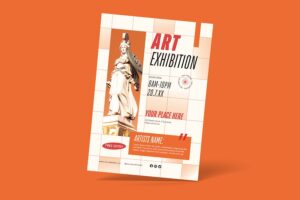 Banner image of Premium Art Exhibition Flyer  Free Download