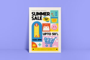 Banner image of Premium Summer Sale Flyer  Free Download