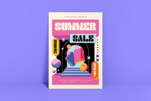 Banner image of Premium Summer Sale Flyer  Free Download