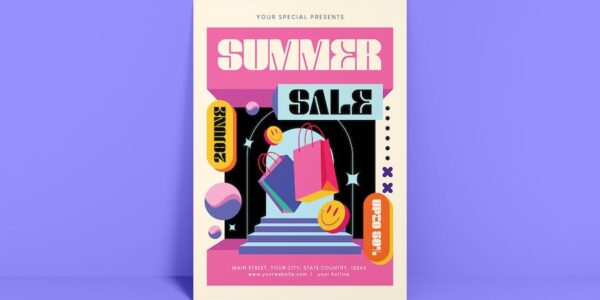 Banner image of Premium Summer Sale Flyer  Free Download